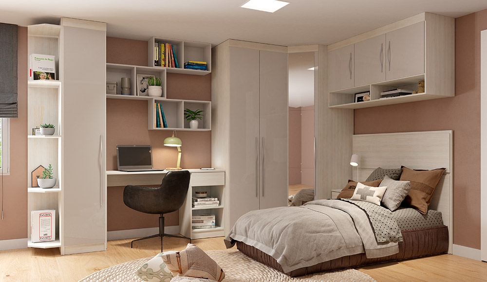 Dormitórios modulados: praticidade para qualquer espaço | Incolar
